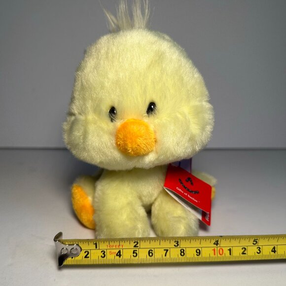 Aurora 6” Spring Bobble Yellow Chick Plush Toy - Picture 11 of 12